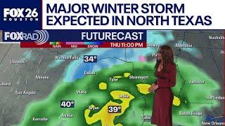 Major winter storm expected in North Texas | FOX 26 Weather Update