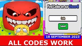 *ALL CODES WORK* Block Eating Simulator ROBLOX | SEPTEMBER 18, 2023