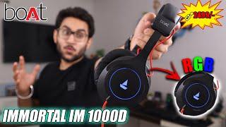 Boat Immortal 1000D Gaming Headphones | 7.1 Surround Sound | Dolby Atmos