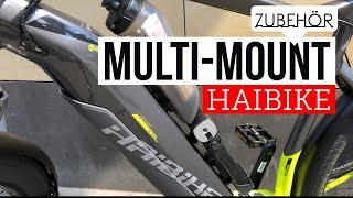 Zubehör : Multi-Mountsystem HAIBIKE MRS am Rahmen befestigen (sduro Trekking 9.0)