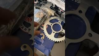 CHAIN SPROCKET TVS RAIDER ||  UNBOXING VIDEO || MRP1900 || #automobile #tvs #raiders #shortsfeed