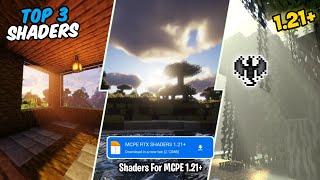 TOP 3 Shaders For Minecraft PE 1.21.51 || Shaders For Bedrock (Android, ios, Win 10) 1.21+