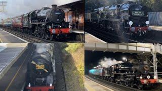 Best of Steam Trains on UK Mainline 2024 Part 3