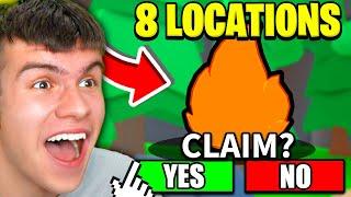 ALL 8 FLAME LOCATIONS In Roblox REBIRTH CHAMPIONS X! How To Craft The Fire Amulet!