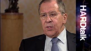 Russia's Foreign Minister Sergey Lavrov - BBC HARDtalk rushes