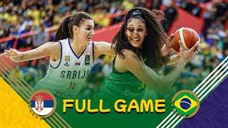 Serbia v Brazil | Full Basketball Game | FIBA Women's Olympic Qualifying Tournament Brazil 2024