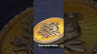 'Marvellous' Fabergé Diamond & Gold Cufflinks Have Incredible Value #AntiquesRoadshow #Shorts