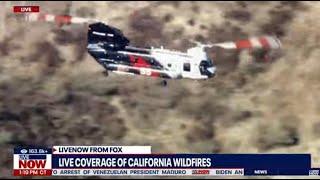 WATCH: Firefighters actively fighting California fires