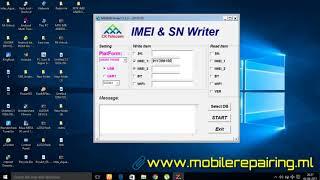 Any MTK  Smartphone IMEI Repair   How To Use IMEI & SN Writer Tool 100%