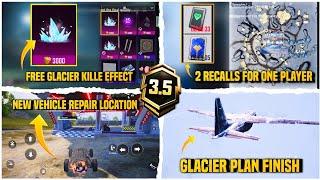 Free Glacier Kille Effect | New Glacier Plan Finish | 2 Recall Cars & Vehicle Repair Place | PUBGM