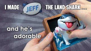 I sculpted and 3D printed Jeff the Land Shark from Marvel Rivals... and he's adorable