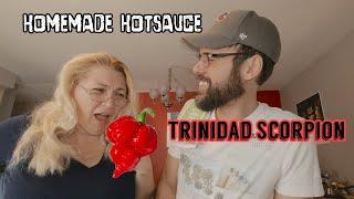 Homemade Trinidad Scorpion HotSauce - with Taste Testing