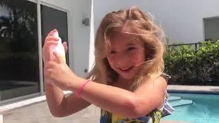 Girls Gymnastics‍️Katya, Masha, Lyubava -Stretching, Flexibility in the PoolWaterfun inOdessa