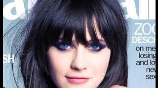 Zooey Deschanel DITCHES the Girly Glam for Marie Claire!