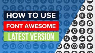 Font Awesome Tutorial | How to use font awesome 5