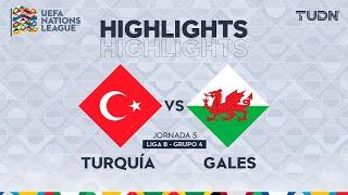 HIGHLIGHTS - Turquía vs Gales | UEFA Nations League 2024 | TUDN