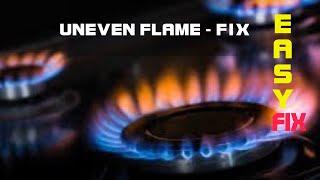  GAS STOVE BURNER - UNEVEN FLAME  - QUICK FIX 