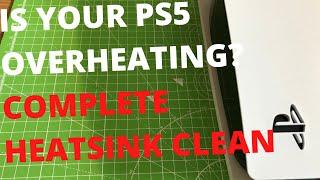 PS5 is OVERHEATING - Repaired in 4 Minutes. Internal Heatsink Cleaning Repair Tutorial