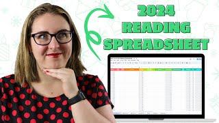 2024 reading spreadsheet/tracker (free google sheets template)