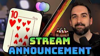 Definitely German 10 Years: Stream Announcement & Reminder! 