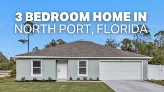 MOVE-IN READY 3 Bed, 2 Bath Home with a FAMILY ROOM on an OVERSIZED LOT in North Port, Florida ️