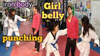 belly punch | belly punch girl | iron training|  belly punching | belly punch training | belly girl