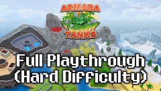 Armada Tanks - Full Playthrough (Hard Difficulty)