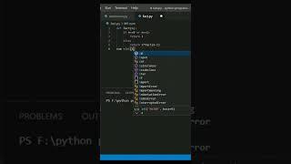 Factorial program in python.... #shorts #coding #programming