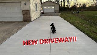 Pole Barn Garage / Shop - Gets a Driveway (Concrete and Gravel)