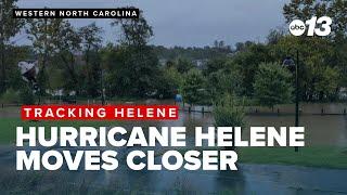 Tracking Helene: Flooding continues and is expected to worsen as Helene moves in