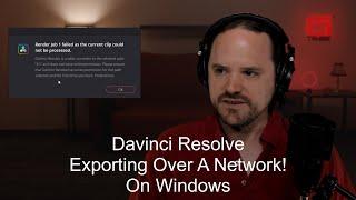 Davinci Resolve - Exporting Over A Network On Windows