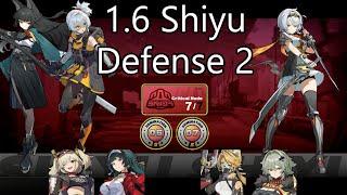 Zenless Zone Zero 1.6. Shiyu Defense 2 node 6 & 7 S | Miyabi / Soldier 11 / Soldier 0 Anby