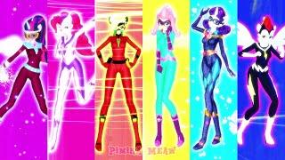 【MMD】Equestria Girls  Power Ponies Transformations「FANMADE」