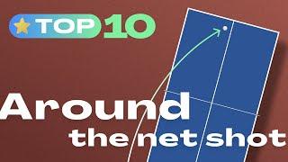 TOP 10 Around the net shots in table tennis from ttennismania