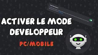 [TUTO] Activer le MODE DÉVELOPPEUR sur DISCORD (PC/MOBILE)