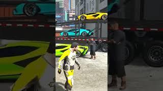 MICHAEL HELP RICH LAMBORGHINI SCAMMER AND GOT PRANKED!  | SHADOW GAMERZ #shorts #gta5