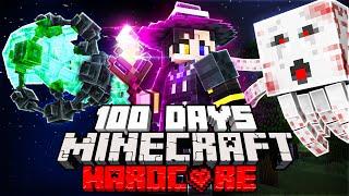 I Survived 100 Days as a WIZARD in Hardcore Minecraft...