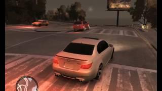 Краш-Тест-Драйв Bmw M5 e60 в Gta 4