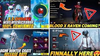 BGMI NEXT MYTHIC FORGE|M416 GLACIER FREE TRICK| NEXT UC UP EVENT BGMI/PUBGM |BLOODxRAVEEN X-SUIT