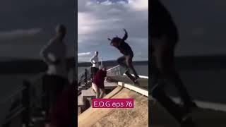 E.O.G eps 76 SKATEBOARD FAILS 3 #youtubercilik #short #viral #videolucubikinngakaksakitperut