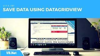 VB.Net - Save Data Using Datagridview And Not Using TextBox