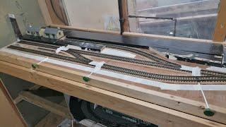 How to make a simple OO Gauge Shunting Layout. Part 3 weathering track, and wire in tube points