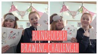 BLINDFOLDED DRAWING CHALLENGE!