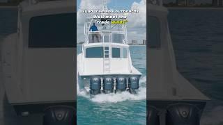 Custom Sportfishing Boat with Quad Yamaha Outboard Motors - #boat #fishing #fishingvideo