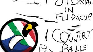 How to make countryball animation on flipaclip (#countryballs)