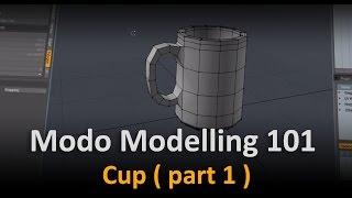 Modo Modelling: Cup 1