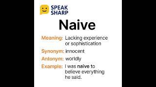  Learn a word a day. Speak smart and sharp!