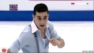 Javier Fernandez (Esp) Bratislava Campionati Europei Programma Libero Uomini  1 classificato