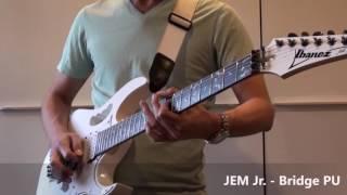 Can you hear the difference? - Ibanez JEM Jr vs JEM7v