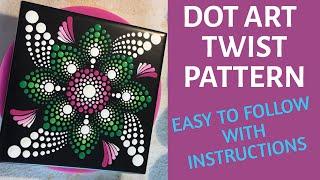 Dot Art Tutorial Twist Pattern